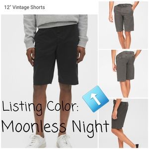 👀50% OFF🩳 NWT‼️ GAP 12in Vintage Shorts